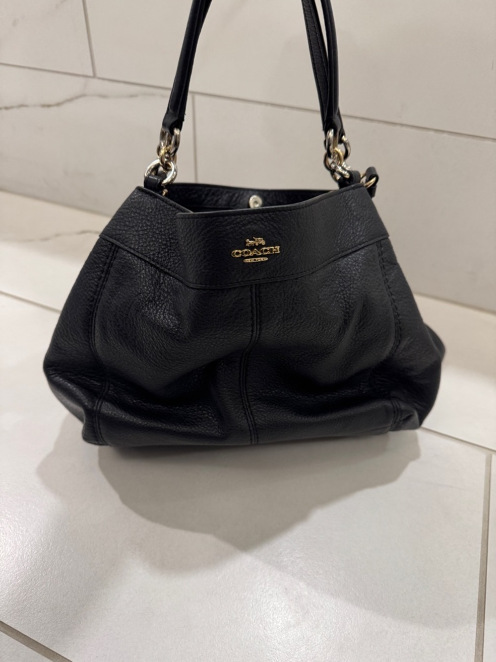 Coach Pebble Leather shoulder and crossbody